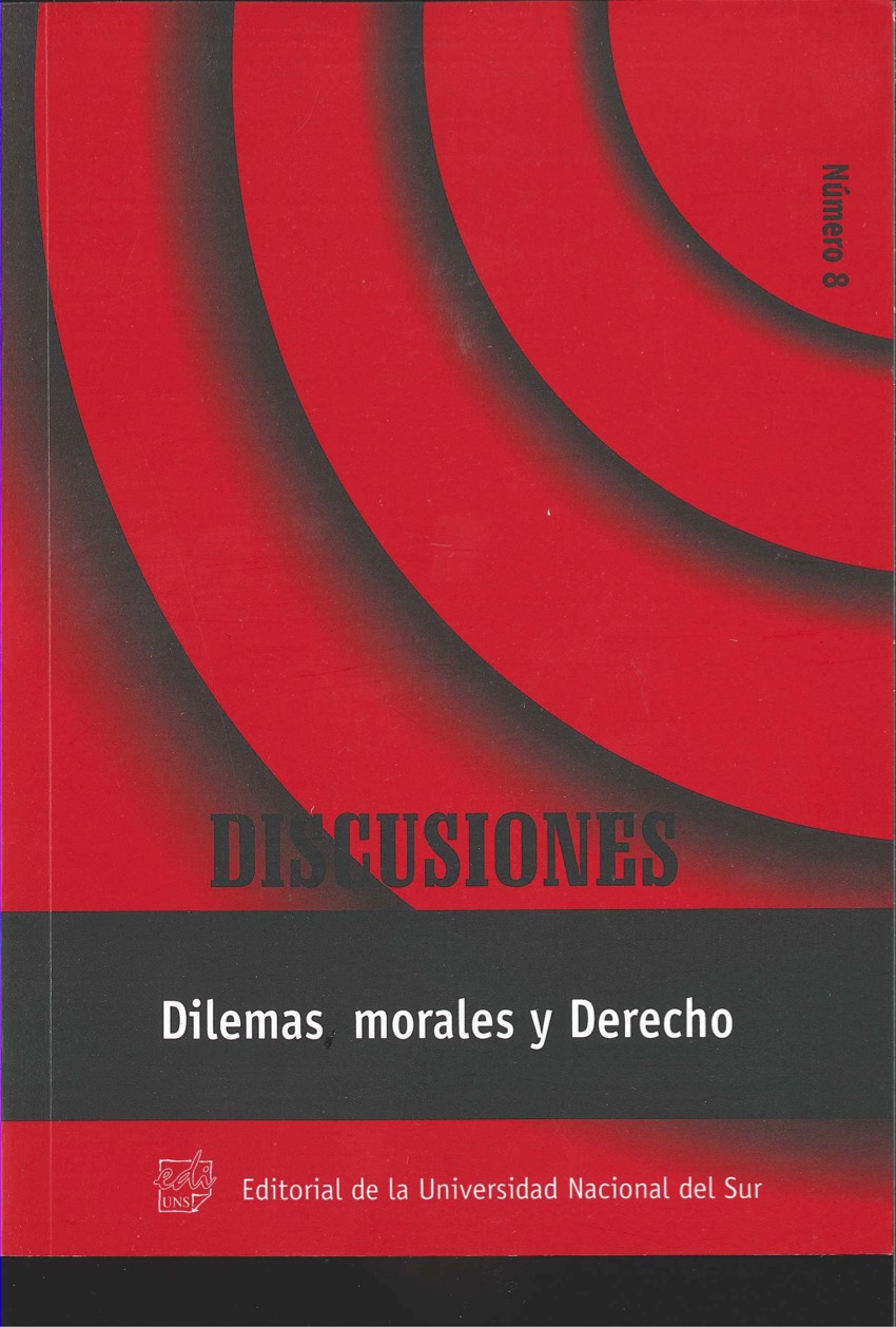 					Ver Vol. 8 (2008): Dilemas morales y Derecho
				